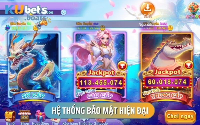 Hệ thống bảo mật luôn được ưu tiên tại cổng game Bắn cá 5 sao